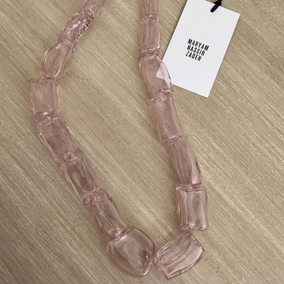 MNZ Maryam Nassir Zadeh Glass Necklace - Picture 1 of 5